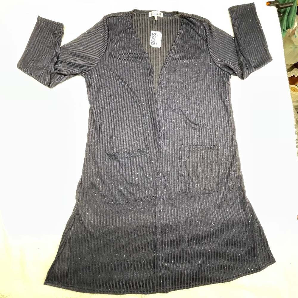 Women’s Navy Blue Wilde Brand 1X Duster